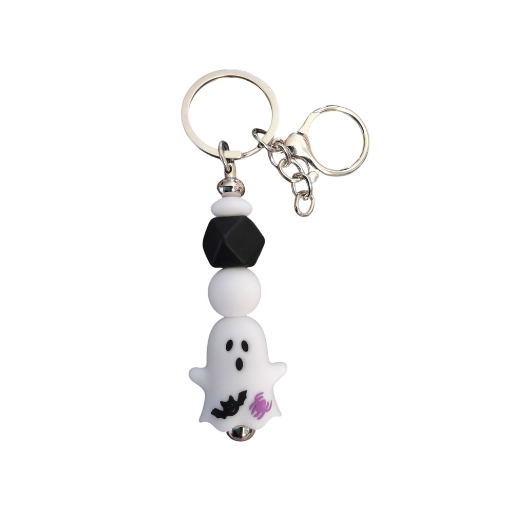 Halloween Ghost Boo Keychain or Bag Charm